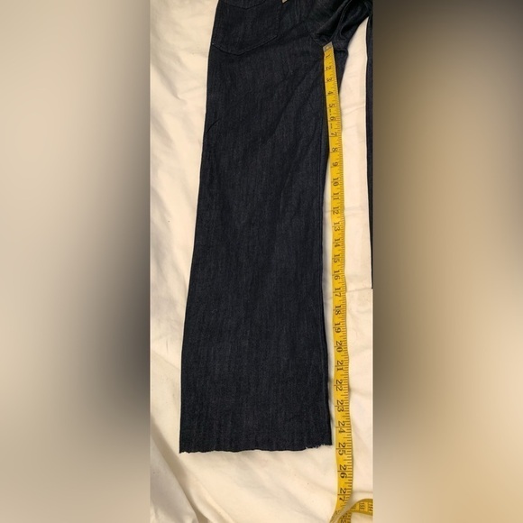 7 for all Mankind Denim Jumpsuit Zip Front Long Sleeve Bootcut XS - Picture 14 of 16